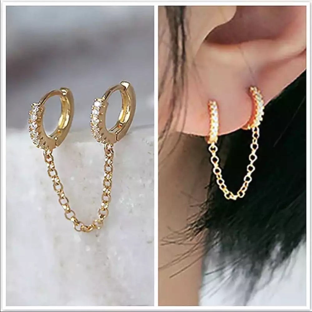 New Two Hole Piercing Earrings